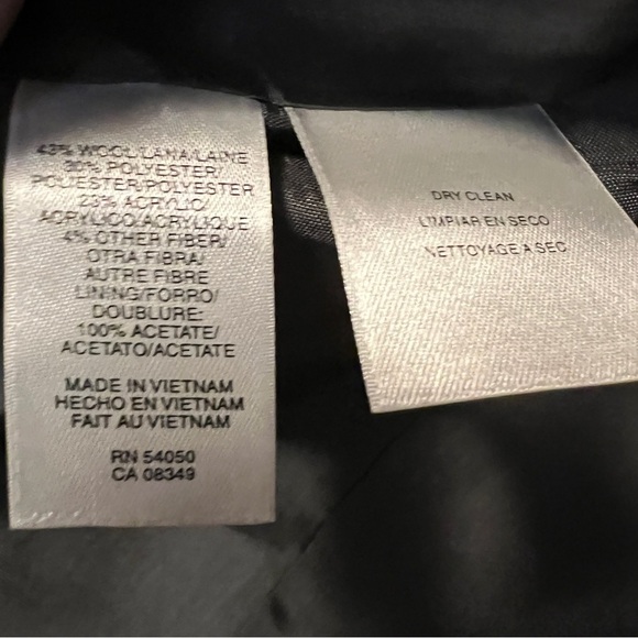 Tartan  Fall Jacket Coat Purple Plaid Button Front Jones New York Petite - Picture 9 of 9